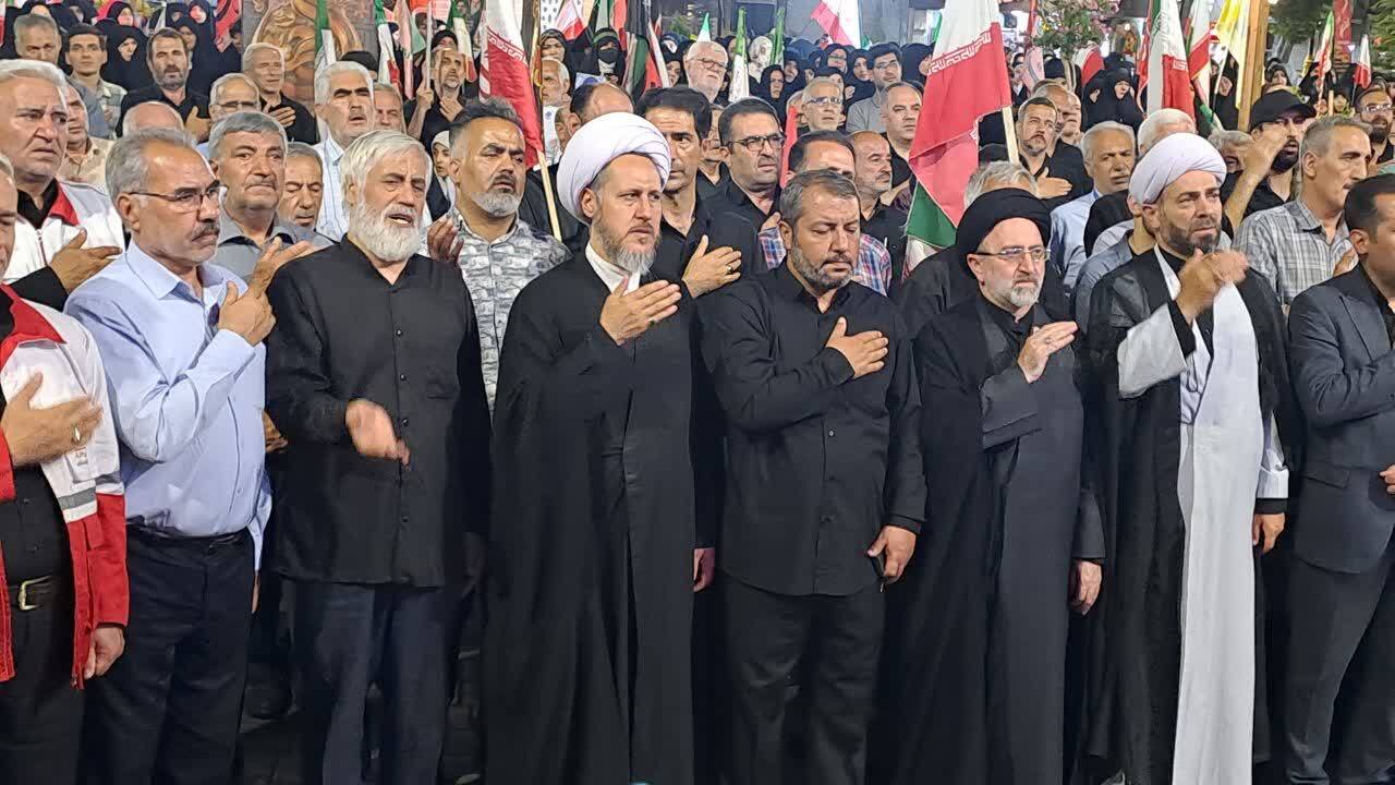 عزاداری و تجمع خونخواهی امام امت مردم در خوی