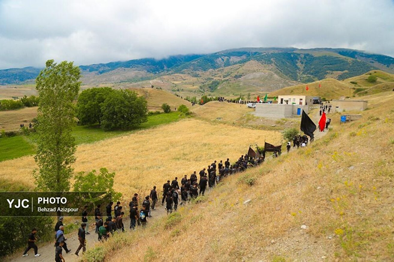 عزاداری عاشورای حسینی در روستای افیل شهرستان اهر