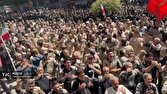 ظهر عاشورای حسینی؛ جلوه‌ای باشکوه از عشق و ارادت در اجتماع عظیم خیابان انقلاب خرم آباد + فیلم
