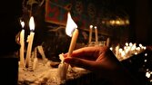 مراسم شام غریبان امام حسین (ع) در روستای حاجی کلا صنم + فیلم