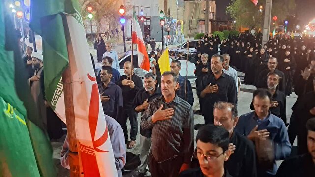 شور و حال حماسی مردم انقلابی آبدان از لنز دوربین شهروندخبرنگار