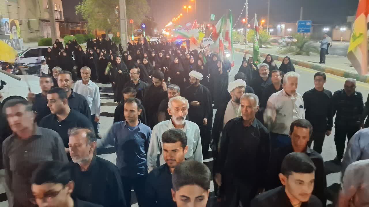 شور و حال حماسی مردم انقلابی آبدان