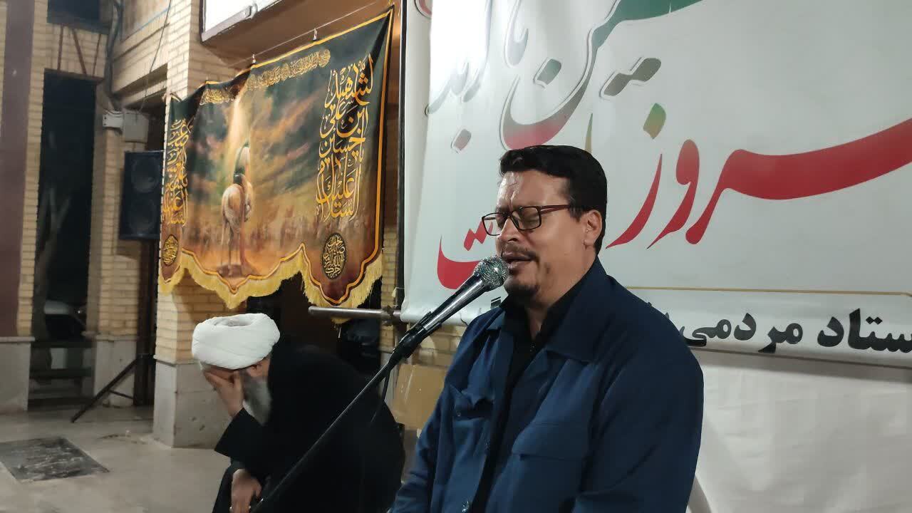 میثاق بی&zwnj;قید و بند با آقای شهید ایران در تجمع مردمی صالح آباد