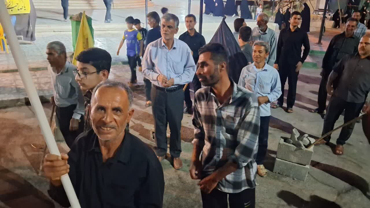 راهپیمایی شبانه مردم انقلابی آبدان