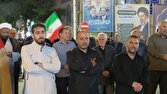 گزارش تصویری از تجمع حماسی شبانه مردم انقلابی هریس در میدان مقاومت