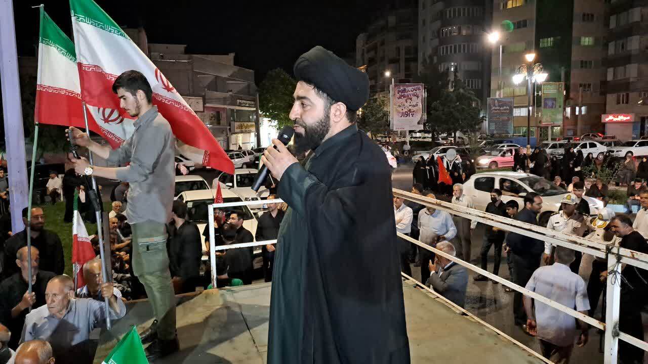 ایستادگی و مقاومت مردم انقلابی خوی در تجمعات شبانه