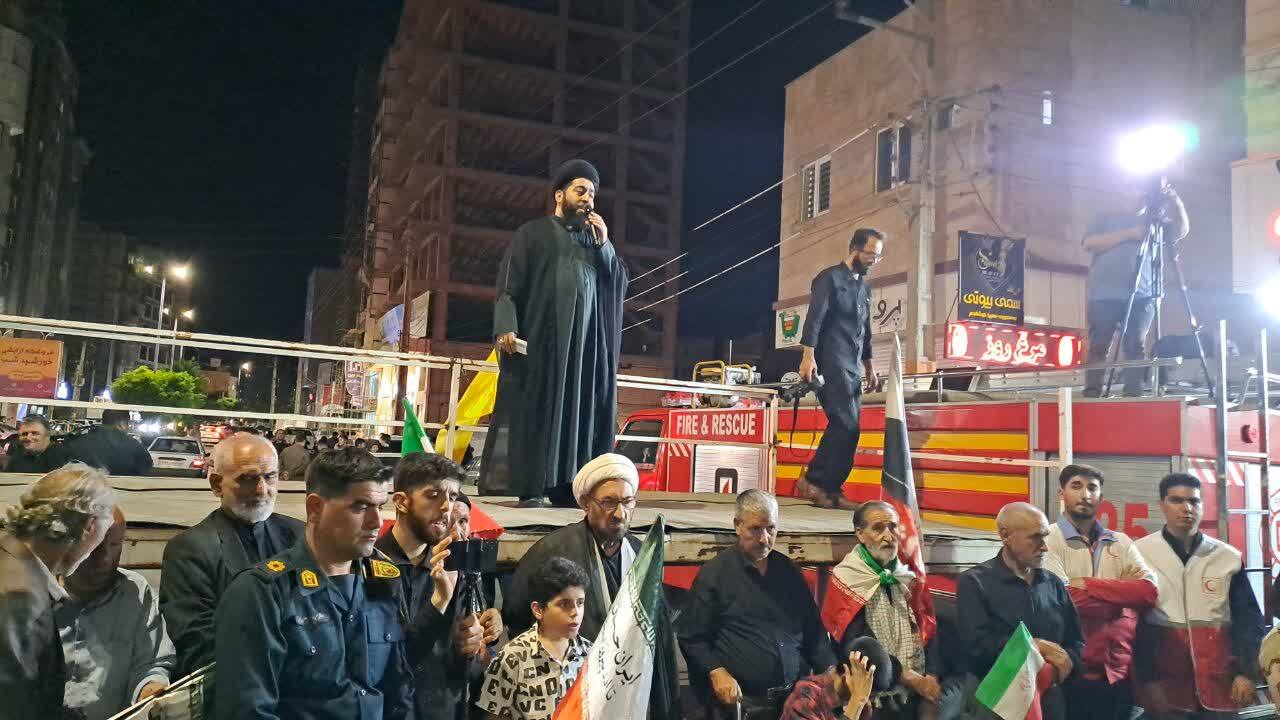 ایستادگی و مقاومت مردم انقلابی خوی در تجمعات شبانه