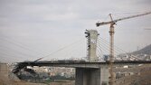 بازدید معاون رئیس‌جمهور از روند آواربرداری و بازسازی پل شهید رئیسی (B۱)