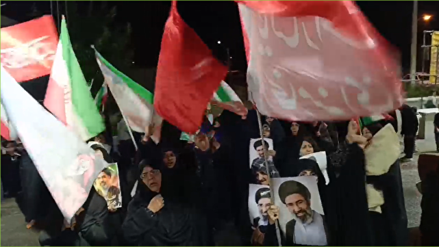 نمایش اقتدار و اتحاد مردم انقلابی دیباج در شب‌های مقاومت ملی + فیلم