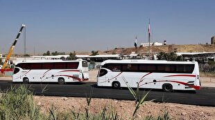 اعزام مستقیم زائران اربعین از مرز خسروی تا کربلا با اتوبوس‌های ایرانی