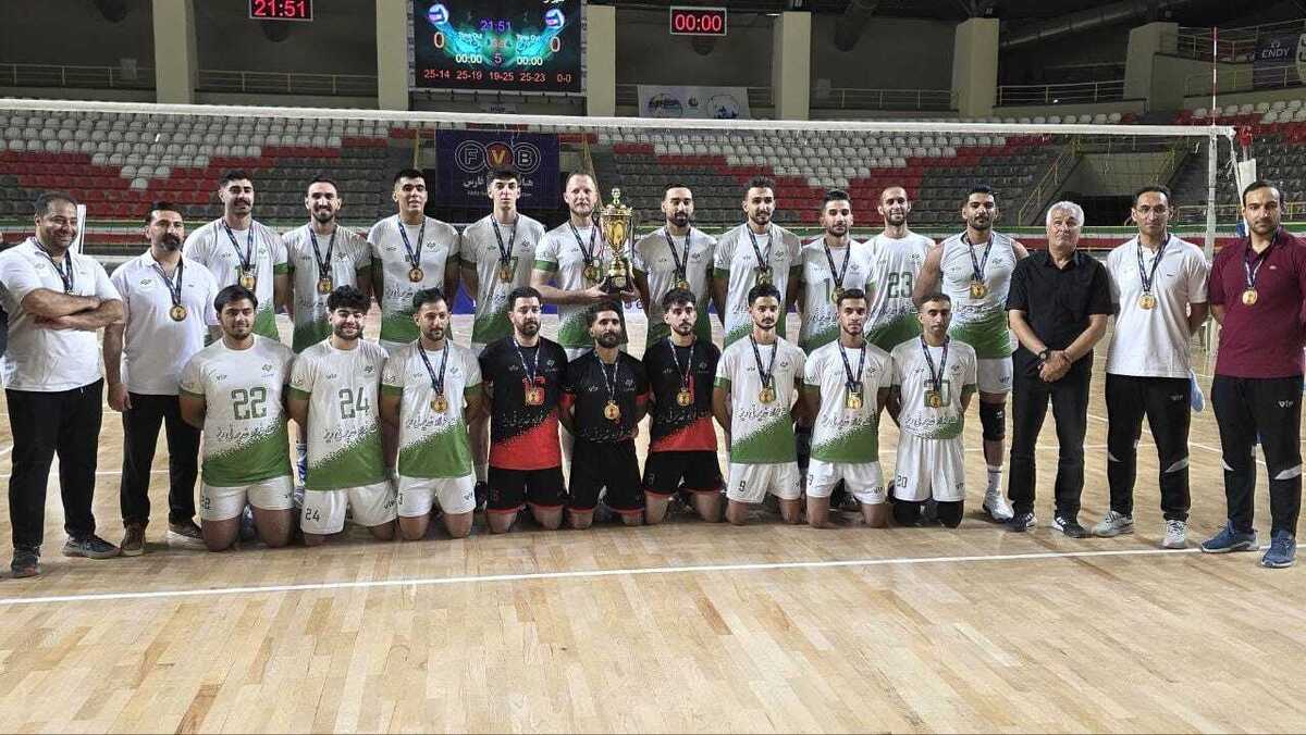 باشگاه خبرنگاران -فاتح قله والیبال فارس؛ فولاد غدیر نی‌ریز قهرمان سوپرلیگ شد