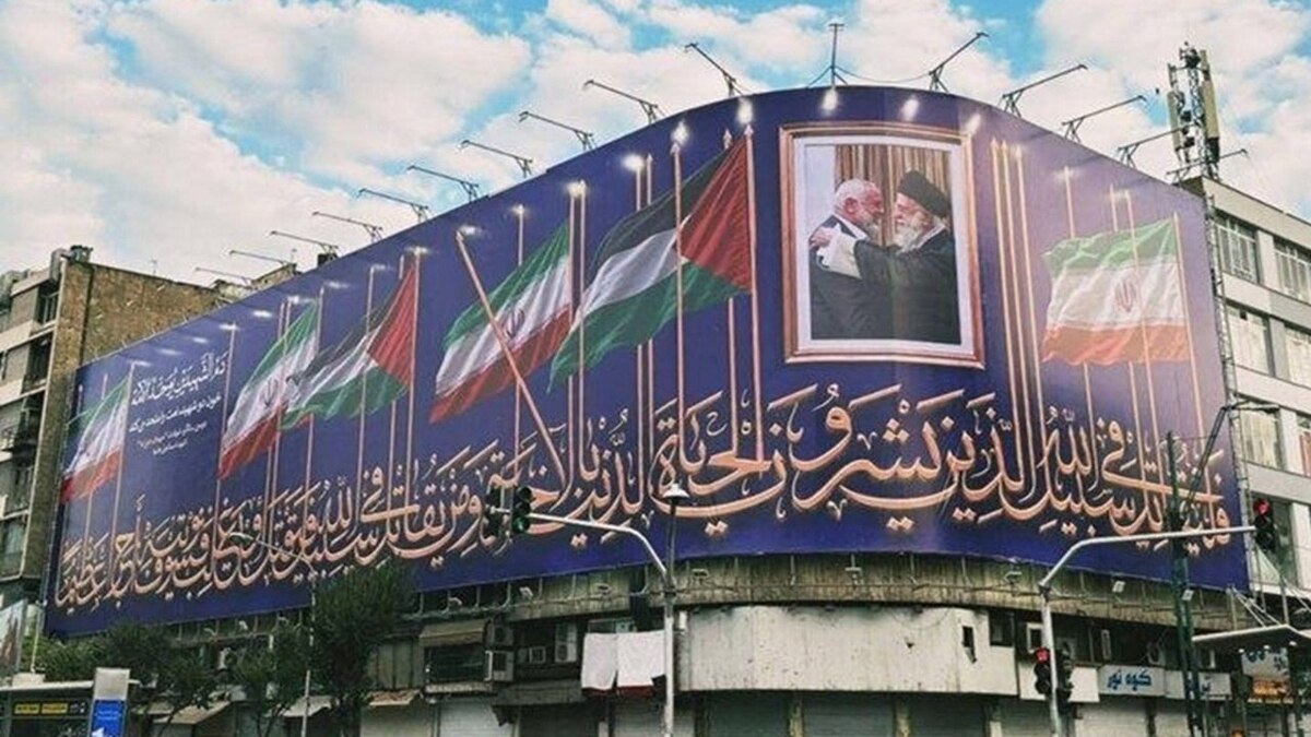 باشگاه خبرنگاران -دیوارنگاره دومین سالگرد شهادت اسماعیل هنیه در میدان جمهوری رونمایی شد