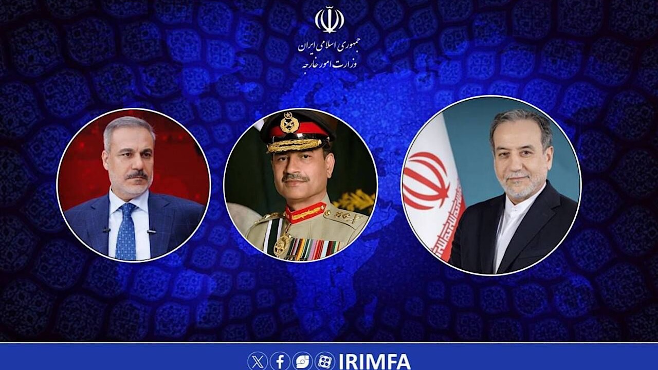 تماس تلفنی عراقچی با فرمانده ارتش پاکستان، وزیر خارجه ترکیه و وزیر خارجه عربستان