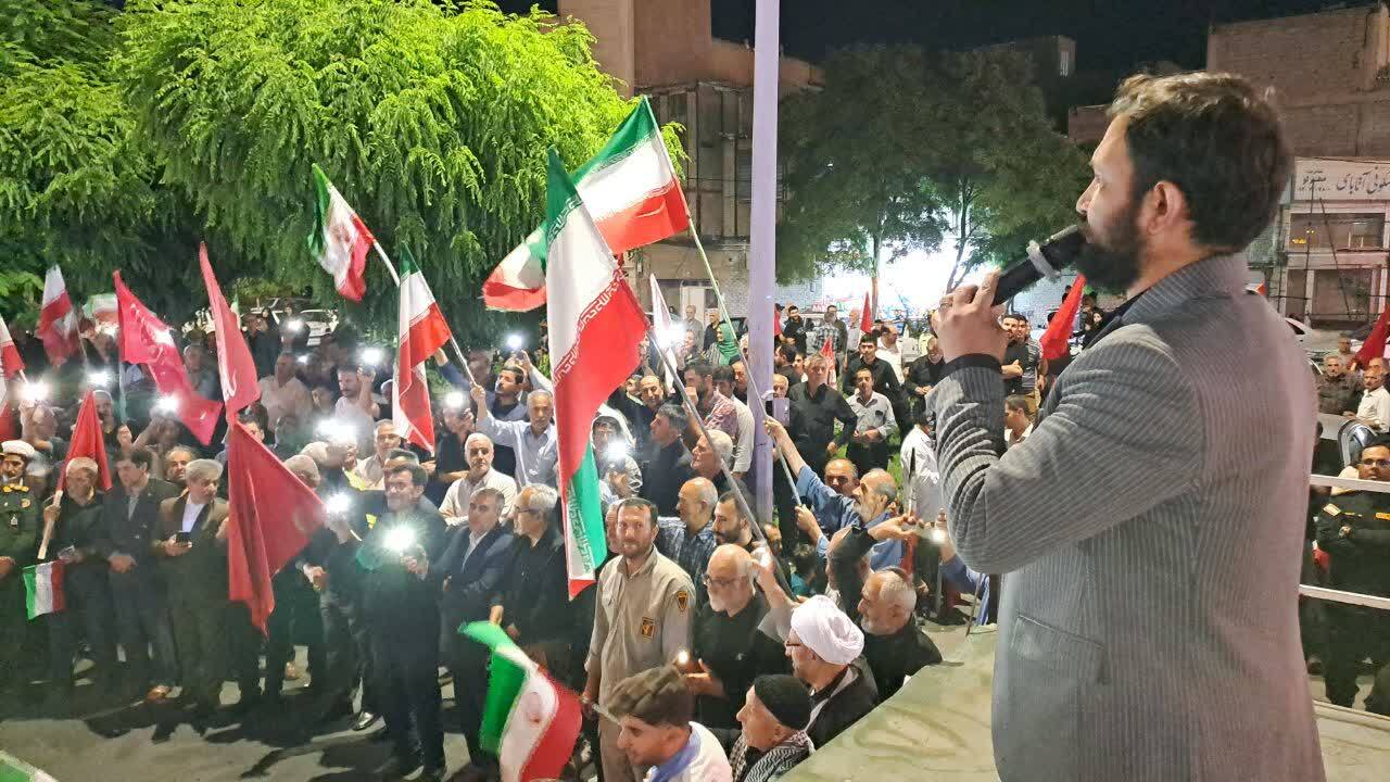 حماسه آفرینی مردم انقلابی خوی در تجمعات اقتدار و مقاومت