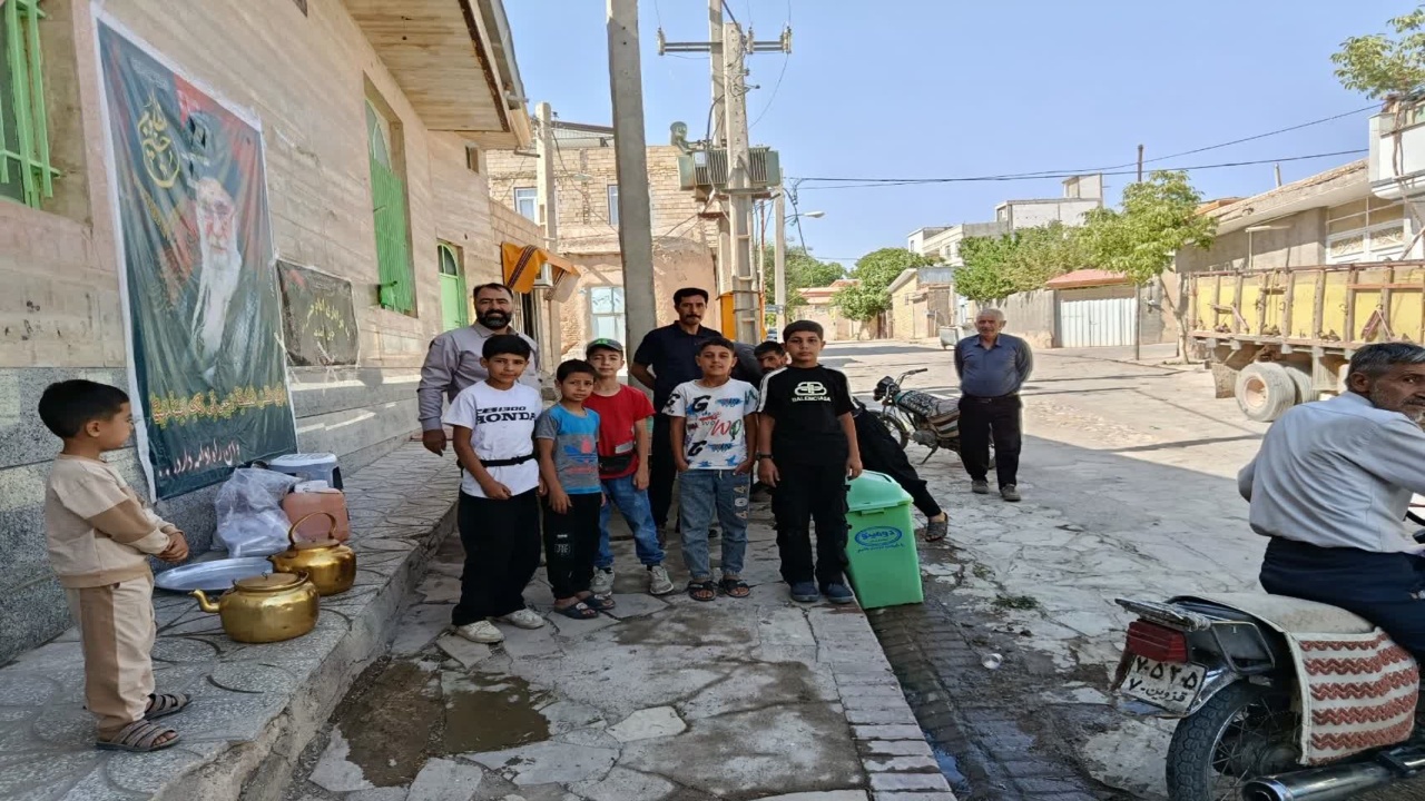 برگزاری پرشور ایستگاه صلواتی در روستای گردشگری توآباد