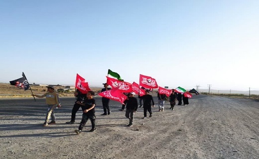 راهپیمایی جاماندگان اربعین حسینی در خراسان جنوبی