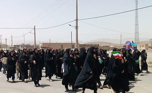 راهپیمایی جاماندگان اربعین حسینی در خراسان جنوبی