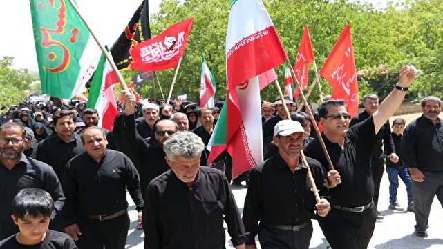 مراسم پیاده روی اربعین حسینی در شهر عسگران