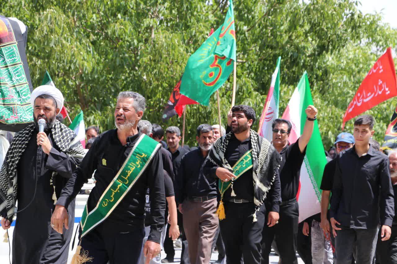 برگزاری مراسم پیاده روی اربعین حسینی در شهر عسگران