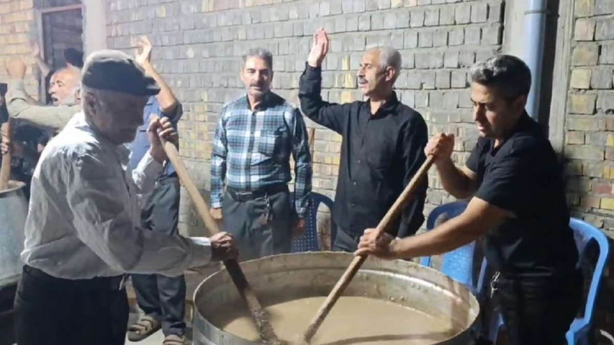 باشگاه خبرنگاران -پخت حلیم؛ سنتی دیرینه در گلستان + فیلم