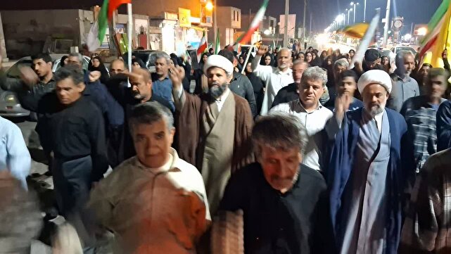 حضور پرشور مردم انقلابی آبدان در تجمع‌های اقتدار و مقاومت + عکس و فیلم
