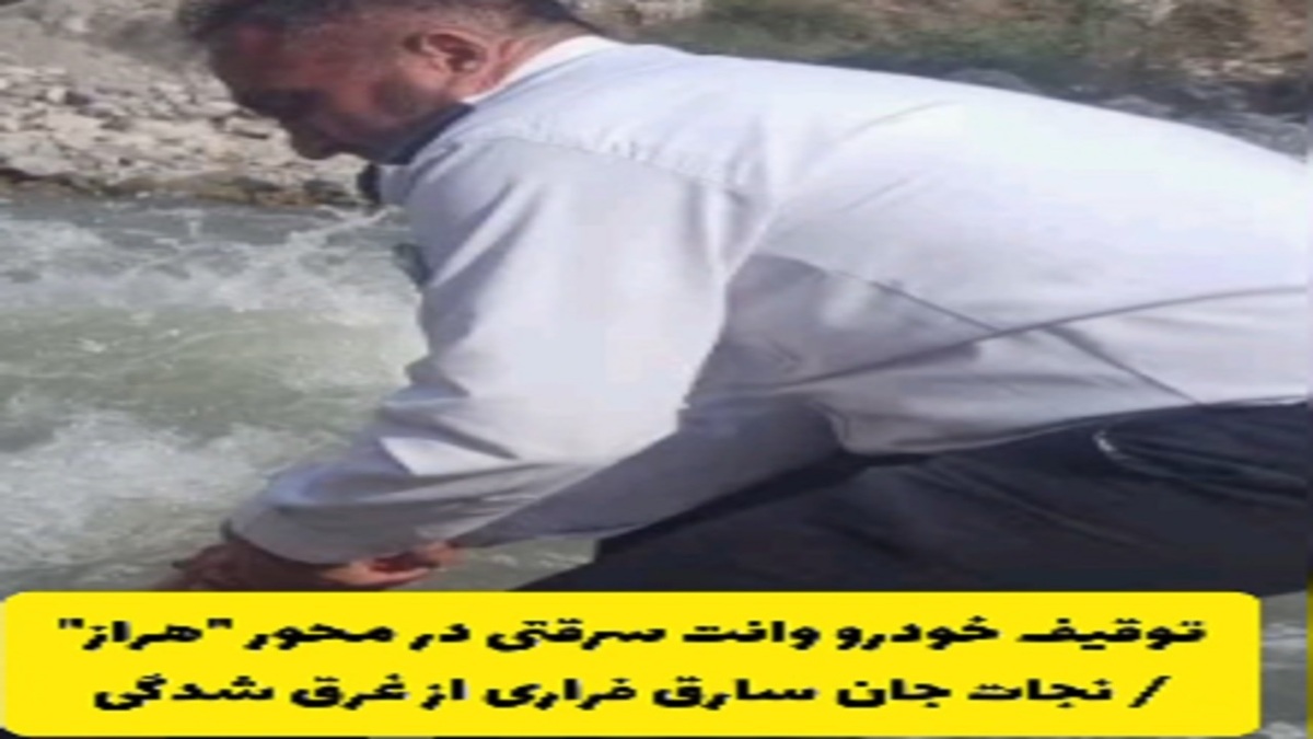 باشگاه خبرنگاران -نجات جان سارق فراری از غرق شدگی