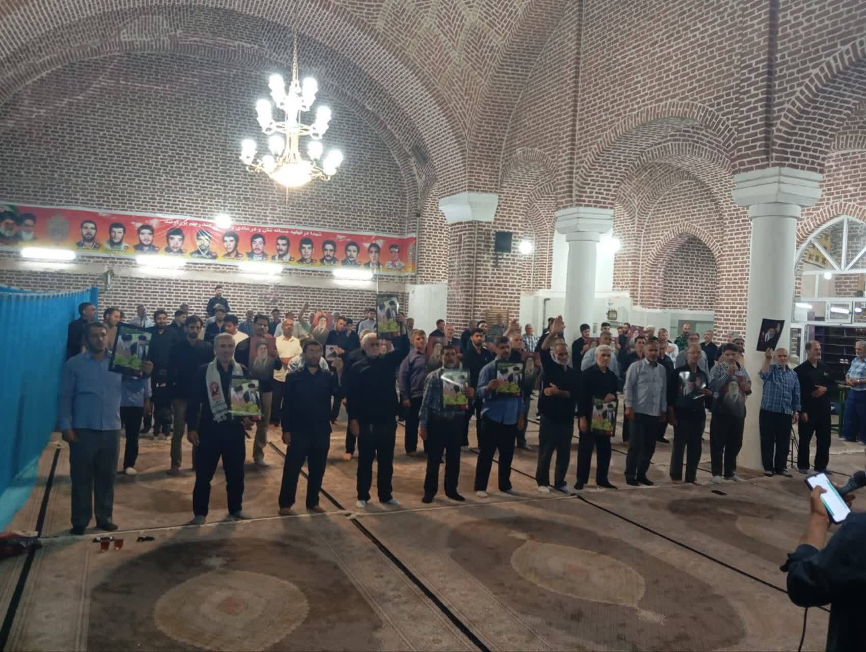 عزاداری باشکوه چهلمین روز خاکسپاری امام امت در دیزج&zwnj;دیز