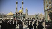 قم در سالروز شهادت امام حسن عسکری(ع) رنگ و بوی عزا و ماتم گرفت + فیلم