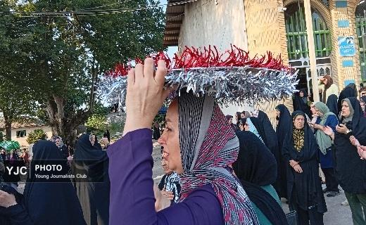آیین مجمع بران  سفره فرج در گیلان / از گل افشانی تا حاجت روایی