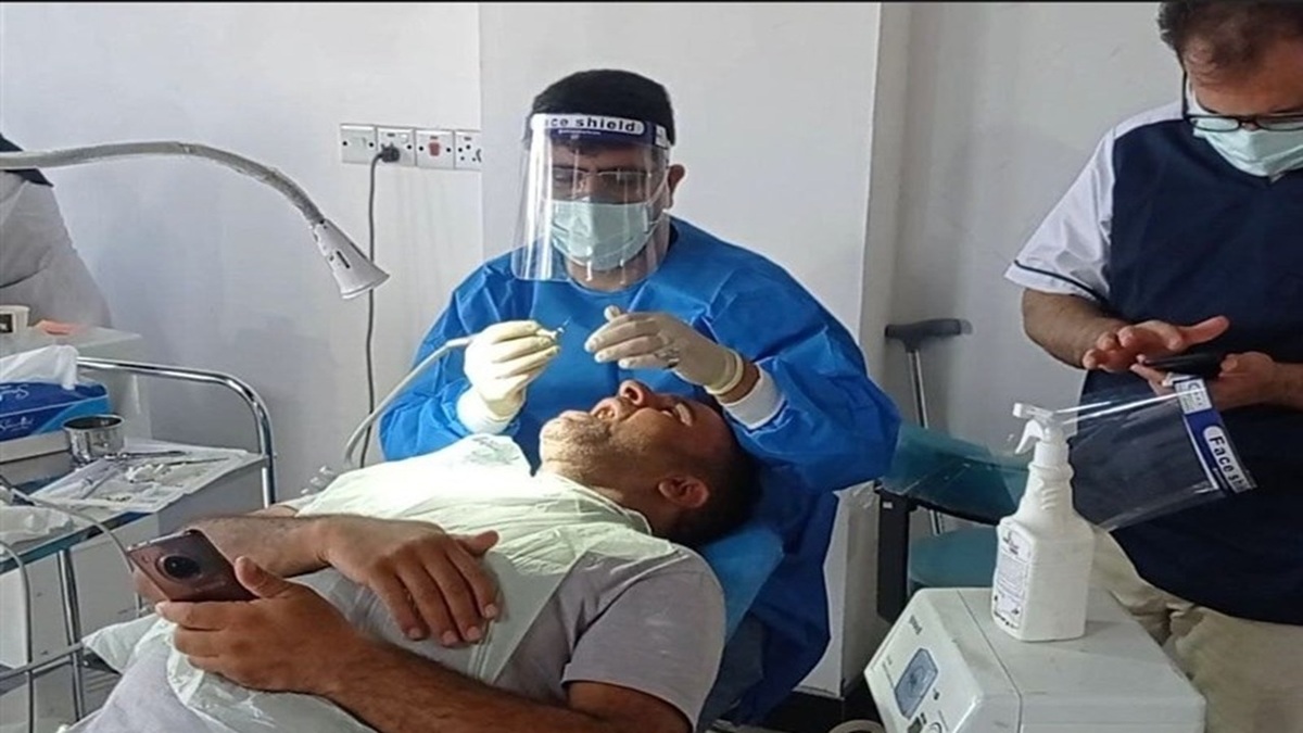 باشگاه خبرنگاران -ارائه خدمات رایگان دندانپزشکی به زائران اربعین در شلمچه