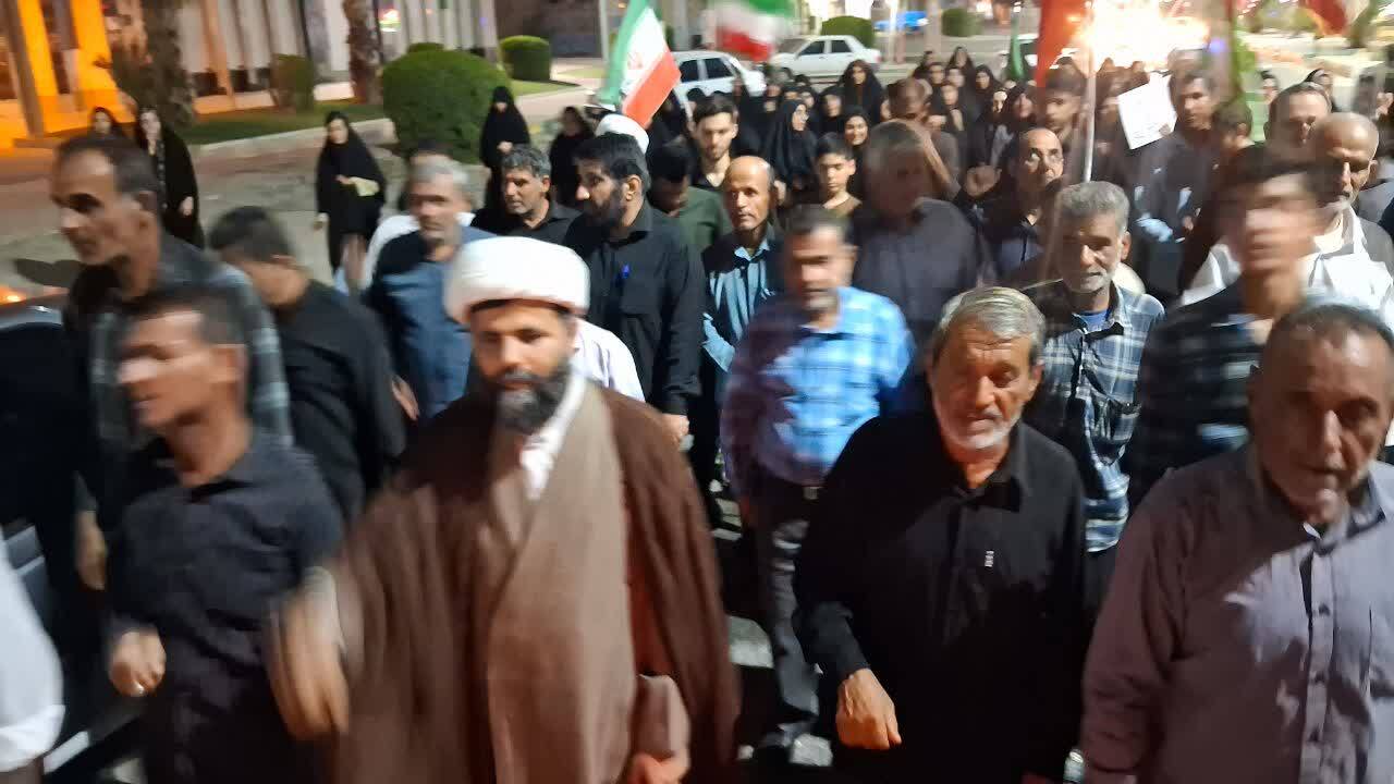 اجتماع پرشور مردم انقلابی آبدان در تجمعات خیابانی