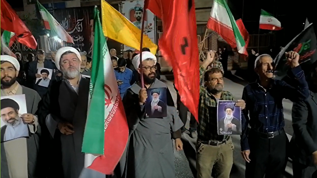 اجتماع مردم انقلابی دیباج در خونخواهی آقای شهید ایران + فیلم