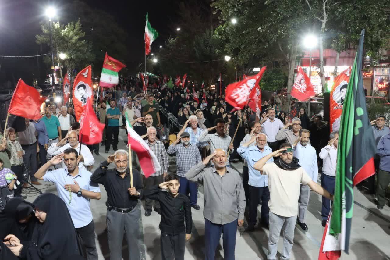 ایستادگی و مقاومت مردم انقلابی ماهدشت در قرارهای شبانه ایستادگی و مقاومت مردم انقلابی ماهدشت در قرارهای شبانه