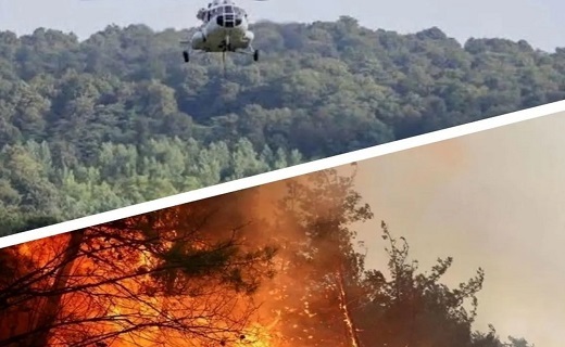 نخستین بالگرد اطفای حریق در گیلان مستقر می&zwnj;شود