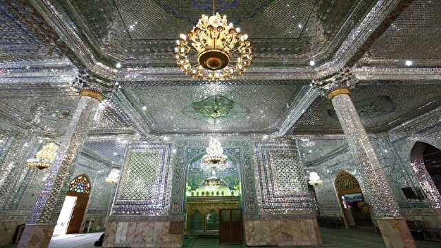 گشت و گذاری به آستان مقدس حضرت سلطان ولی بن موسی الکاظم (ع) در راوند + فیلم