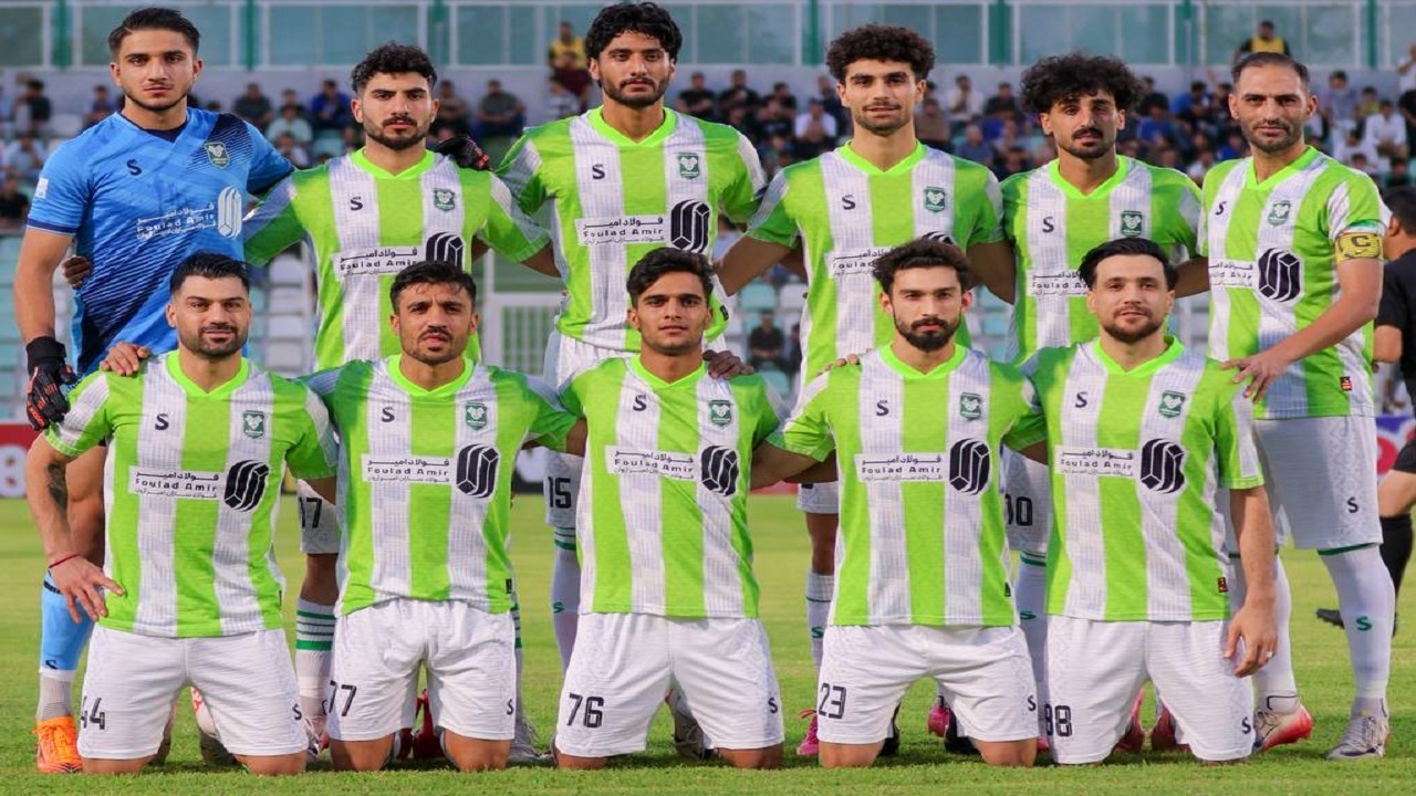 خیبر ۲ - ۰ فولادخوزستان/ سبزپوشان با فراز کمالوند رنگ برد را دیدند