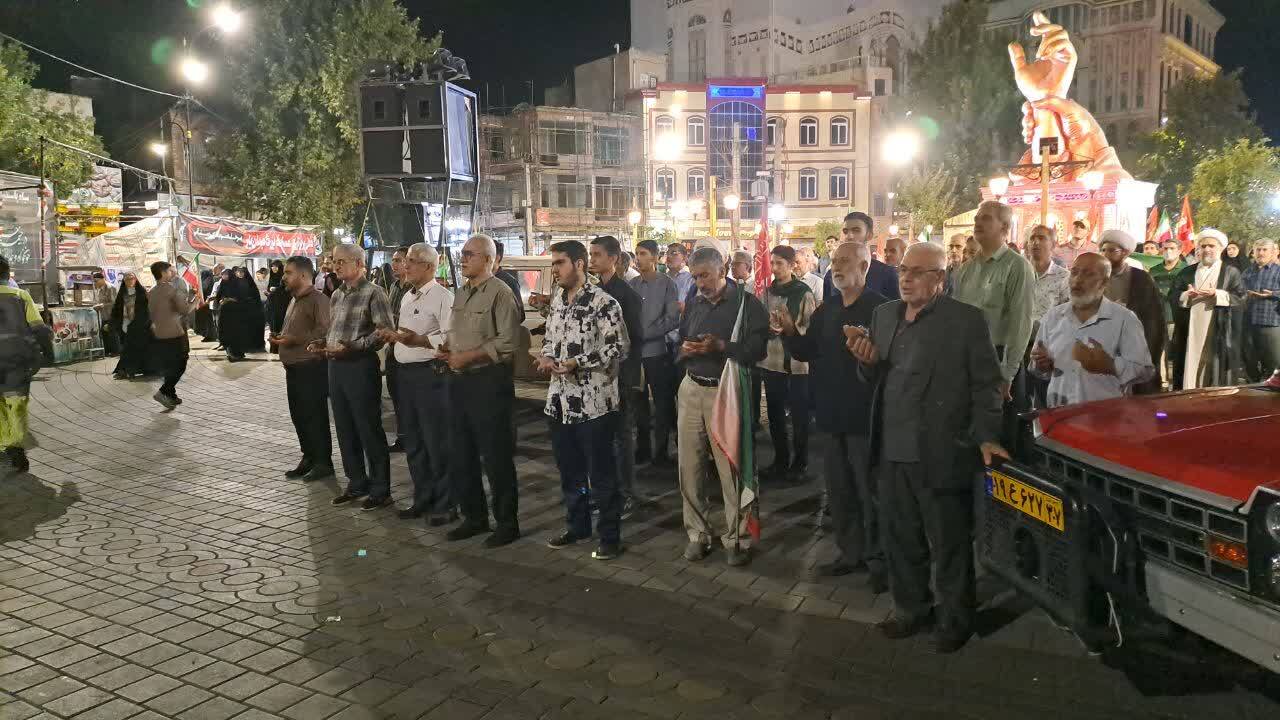 روایتی از دلدادگی مردم انقلابی خوی در ایستگاه مقاومت و ایستادگی