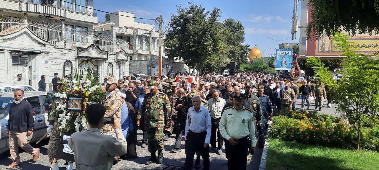 تشییع و تدفین پیکر پاک جناب سروان امیر درستی در گلزار شهدای شهرستان خوی + تصاویر تشییع و تدفین پیکر پاک جناب سروان امیر درستی در گلزار شهدای شهرستان خوی + تصاویر