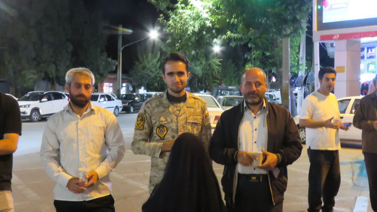 تجمع حماسی مردم انقلابی هریس در قرار&zwnj;های شبانه ایستادگی و مقاومت