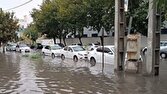 بارش‌ سیل آسا در مازندران؛ معابر دچار آبگرفتگی شد