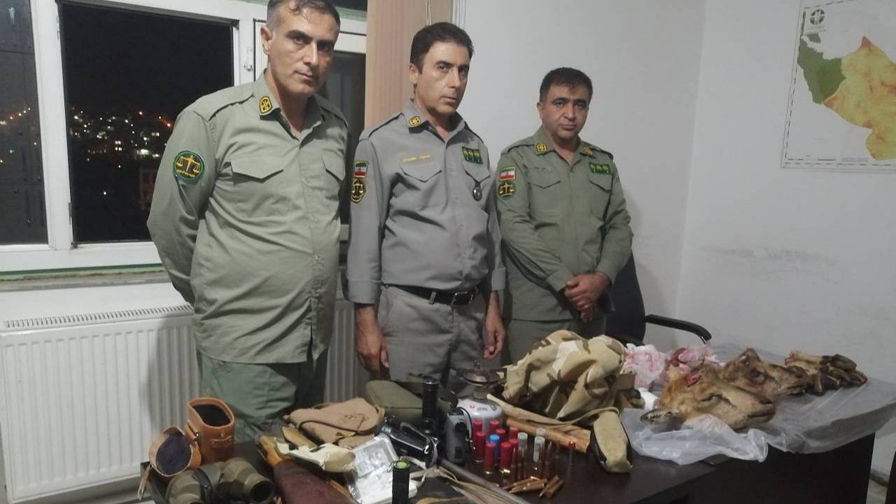 دستگیری شکارچیان غیرمجاز در شاهو و کوسالان