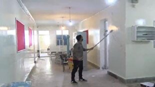 بهسازی و رنگ‌آمیزی مدارس توکهور و هشتبندی در آستانه سال تحصیلی جدید