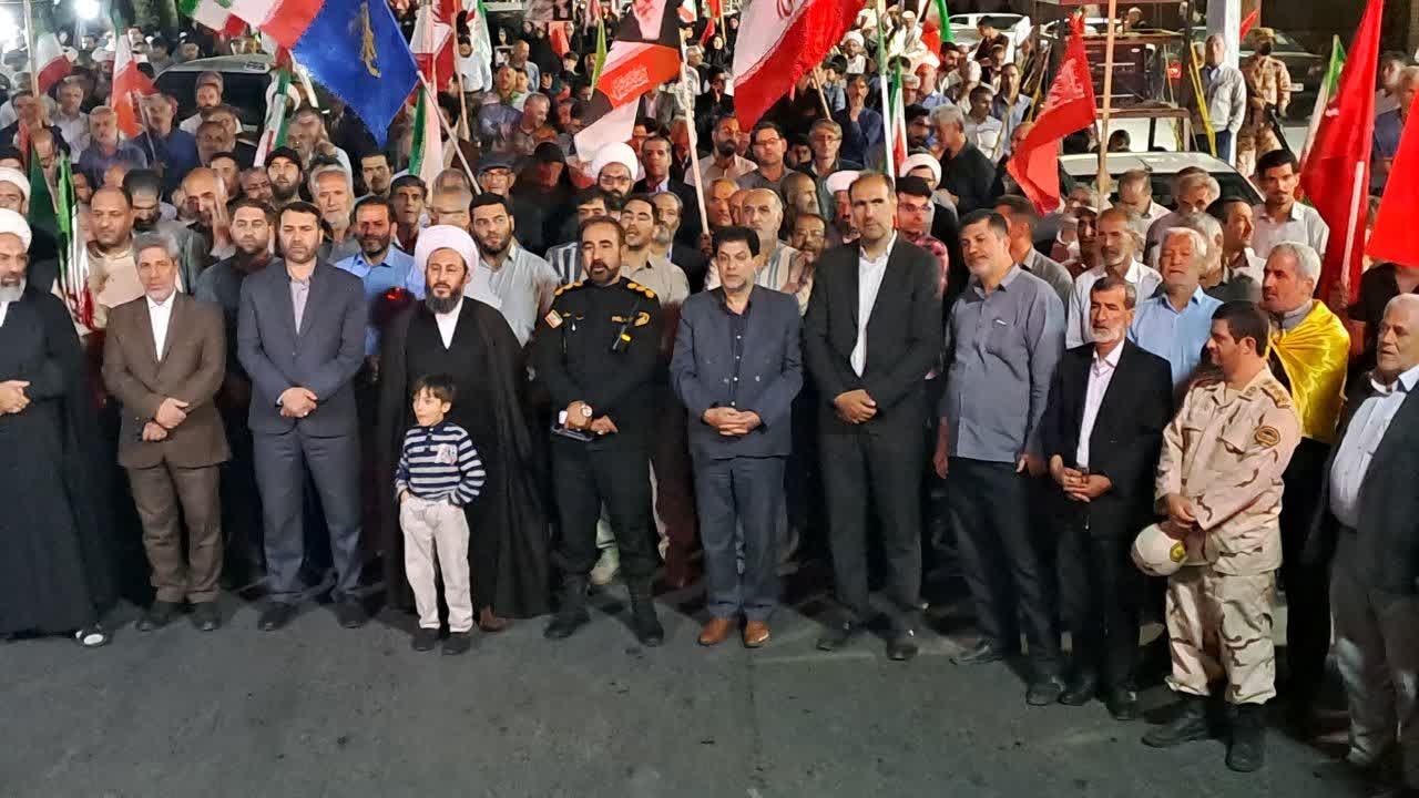 راهپیمایی و تجمع مردم انقلابی خوی در میدان مقاومت + عکس