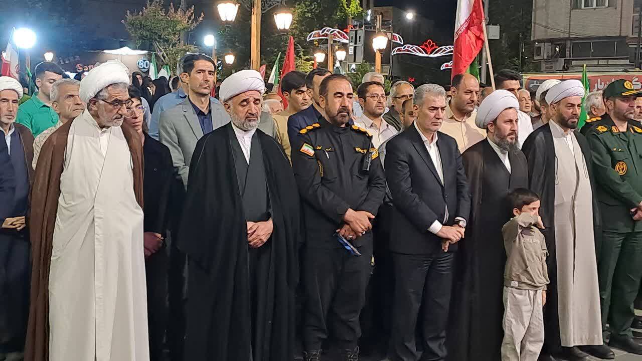 حضور با صلابت مردم انقلابی خوی در قرارهای شبانه