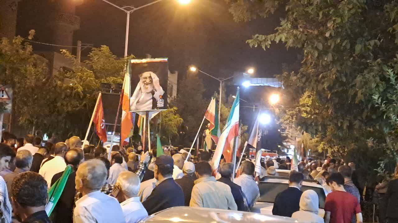 حضور با صلابت مردم خوی در میدان مقاومت
