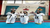 میانه-درخشش دختران تکواندوکار میانه‌ای در مسابقات انتخابی کشوری جوانان و بزرگسالان استان