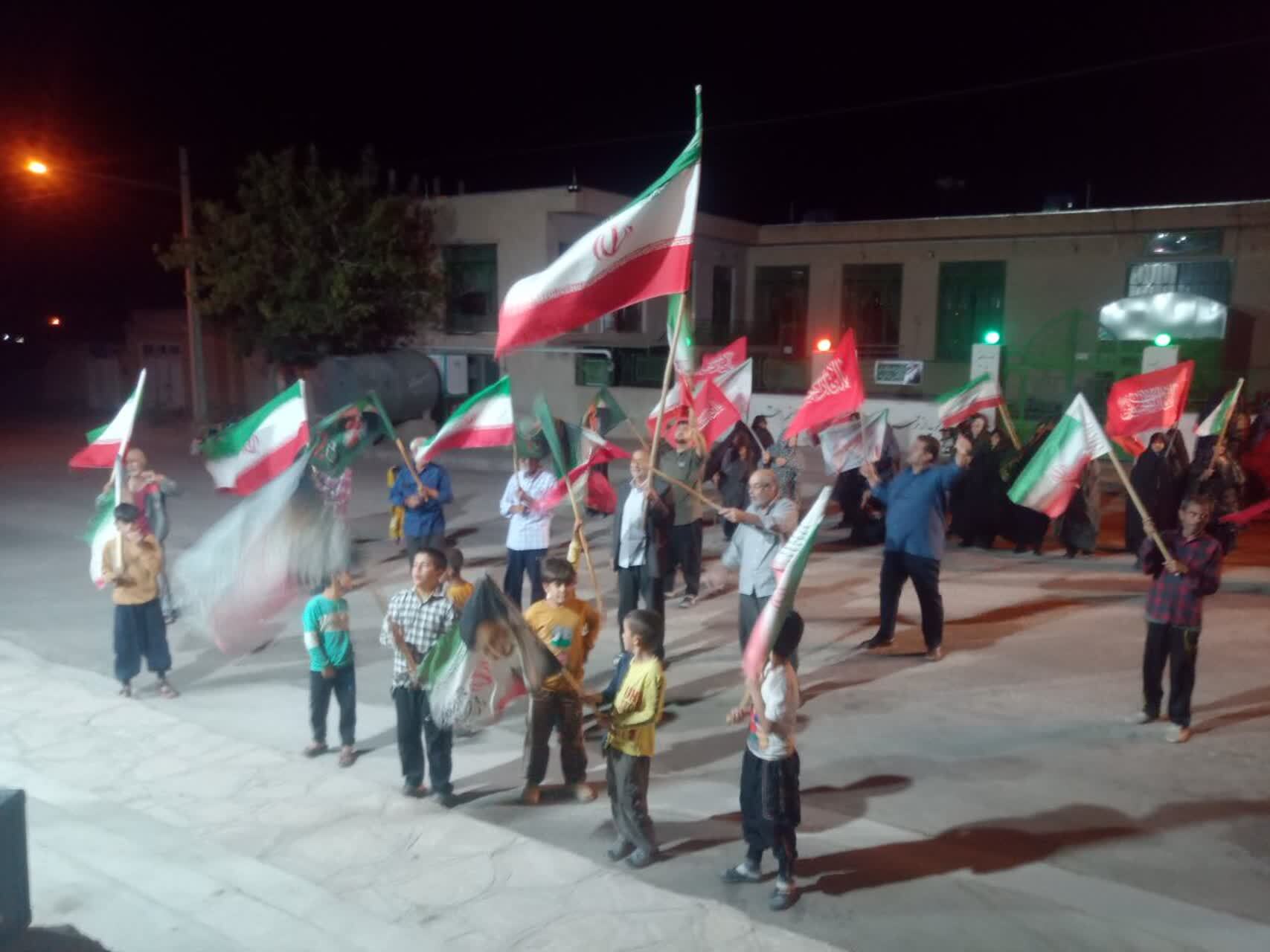 حضور مردم انقلابی روستای انارستانک در قرار شبانه به ایستگاه ۱۹۷ رسید