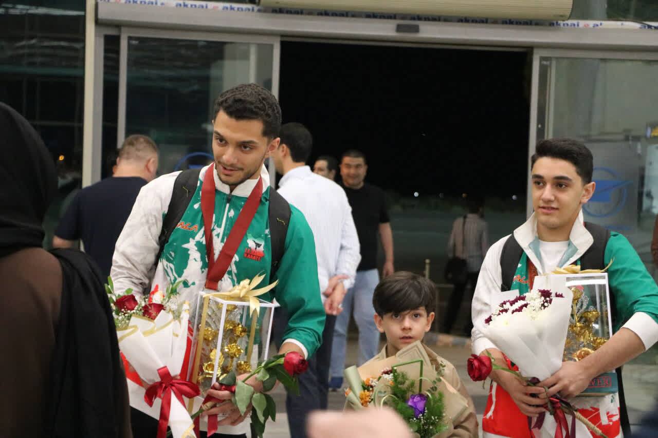 نایب&zwnj;قهرمانان آسیا در آغوش کرمان؛ انکوتی و قوام بازگشتند