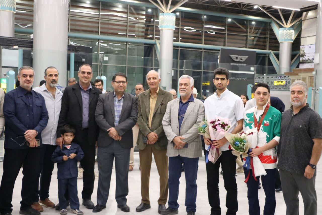 نایب&zwnj;قهرمانان آسیا در آغوش کرمان؛ انکوتی و قوام بازگشتند