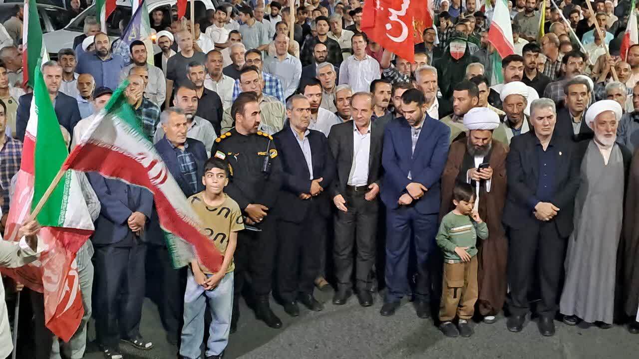 حضور با صلابت مردم انقلابی خوی در میدان مقاومت حضور با صلابت مردم انقلابی خوی در میدان مقاومت